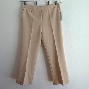 Karl Lagerfeld Pants Women's Size 16 Beige Trousers Office Capsule Wardrobe